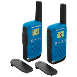 Motorola T42 walkie-talkie, modra, 2 kom