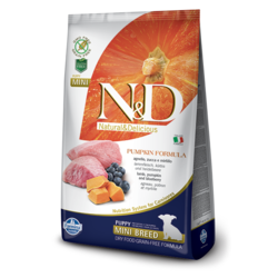N&D Bundeva hrana za štence - Jagnjetina i borovnica (Puppy, Mini) 800g