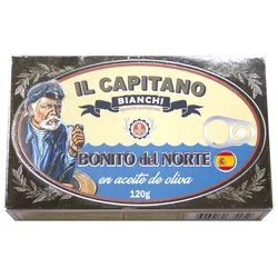 IL CAPITANO Tuna u maslinovom ulju Bonito del Norte, 120g
