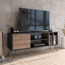 HANAH HOME TV polica Mistico (140) Walnut Black