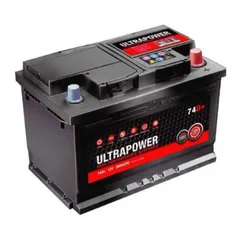 ULTRAPOWER Akumulator 12v74ah d plus crni