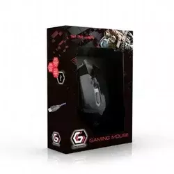 Gembird Gaming miš crveni 2400 DPI | MUSG-001-R
