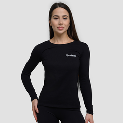 GymBeam Ženska majica dugih rukava Basic Black
