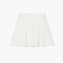 Cropp - Plisirana mini suknja - white