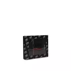 Coveri Muški set Kožni novčanik i Privezak C-1033, Crni