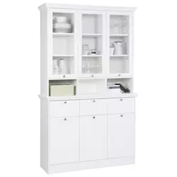 VITRINA pločasti materijal bela