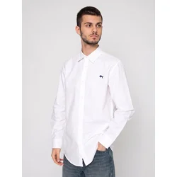 WRANGLER Srajca LS SHIRT modra/bela