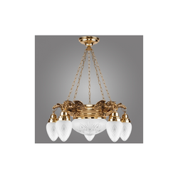 Kemar OW50 - Luster OURO EAGLE 5xE27/60W + 1xE27/100W/230V