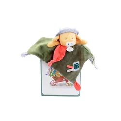 Doudou Darilni set Plišasta ninica kravica Aneth 27 cm