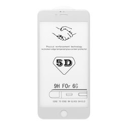 Zaštitno staklo 5D FULL COVER za iPhone 6 belo