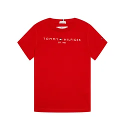 Tommy Hilfiger Majica Essential KS0KS00210 Rdeča Regular Fit