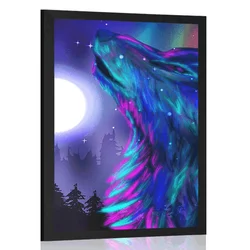 Plakat volčja luna - 60x90 no frame