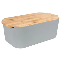 Vilde 259302 - Kutija za hleb 33 x 18,5 x 12 cm - Siva