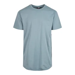 Long T-shirt in the shape of dust blue