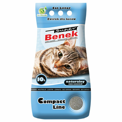 slomart mačje leglo super benek compact natural 10 l