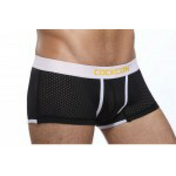 Muške bokserice Plaid breathable boxers black