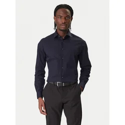 Calvin Klein Srajca Essential LV019EU001 Mornarsko modra Regular Fit
