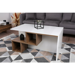 Stolić za kafu DILAY 52x100 cm braon/beli