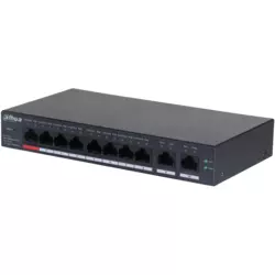 Dahua CS4010-8ET-110 Mrežni ruter, Smart, Uparljivi 2 sloja, POE 8-port, Switch, 2 Uplink-a