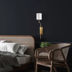 Opviq Zidna lampa Lumora-15337, 14x22x72cm, IP20, Zlatno-bela boje