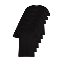 Basic T-shirt 6-pack blk/blk/blk/blk/blk/blk