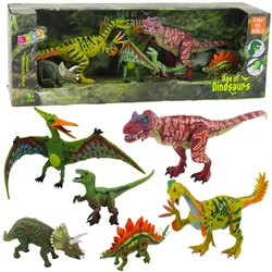 Komplet figuric dinozavrov s premičnimi elementi – 6 realističnih modelov