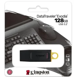 Kingston 128GB DTX/128GB USB Flash memorija 3.2 Black/Yellow
