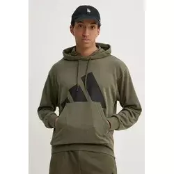 Adidas Muški duks M Bl Ft Hd, JE8892, Maslinasti