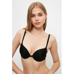 Trendyol Black Extra Push-Up Tshirt Bra Knitted Bra