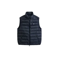 GANT Brezrokavnik temno modra
