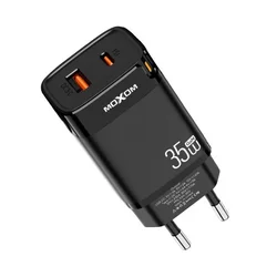 Kuciste punjaca moxom mx-hc242 35w pd type c + usb crno ( P1286 )