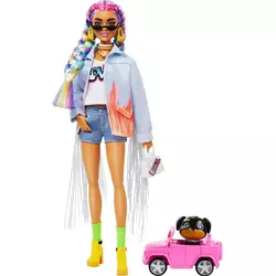 Mattel Barbie Extra u traper jakni s resicama