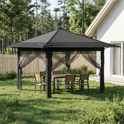 vidaXL Paviljon s 4 bočnimi stenami 3,3 x 3,3 m
