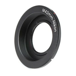 Mount adapter M42 - Nikon F (glass)