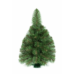 SMALL DECORATIVE GREEN ARTIFICIAL CHRISTMAS TREE 50 cm PREMIUMGO – Kart na akumulator – (B-Stock) crveni