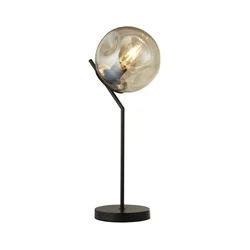 Searchlight EU22121-1BK - Stona lampa PUNCH 1xE27/10W/230V crna