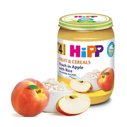 HIPP 4703/344 - integralne žitarice sa pirinčem i voćnom kašom 190 g