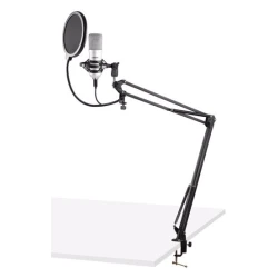 VONYX CMS300S Studio Microphone Set USB Titanium
