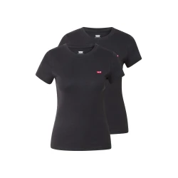 LEVIS  Majica ESSENTIAL rdeča/črna/bela