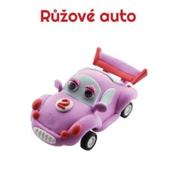 Paulinda modelirna glina Racing Time car roza