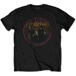 Def Leppard Vintage Circle Black M Majica