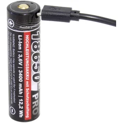 kraftmax kraftmax Pro USB USB-C akumulator 18650 Li-Ion 3.6 V 3400 mAh, (20438767)