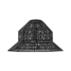 Zamenski abažur za luster SAMIRA E27, prečnik 33 cm, crna