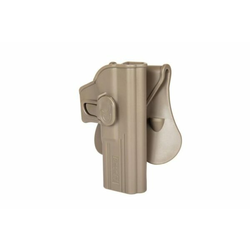Amomax Per-Fit Glock 17/22/31 holster FDE