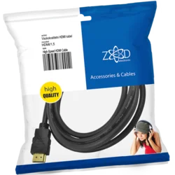 ZED electronic HDMI kabel, 1.5 met, ver. 1.4 - HDMI/1,5