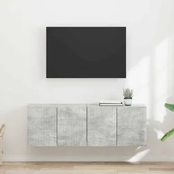 TV zidni ormar Zidne 2 pcs Betonski sivi 59,5 x 31 x 40 cm
