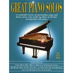 Wise Publications Great Piano Solos Note (Kot novo)