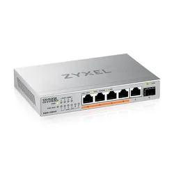 Zyxel XMG-105 5 Port 2,5G 1SFP4 ports 70W total PoE++ Switch ( xmg-105hp )