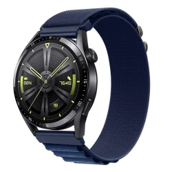 BStrap Nylon Loop pašček za Xiaomi Watch S1 Active, navy blue