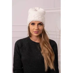 marka niezdefiniowana Womens cap Aniela K338 ecru